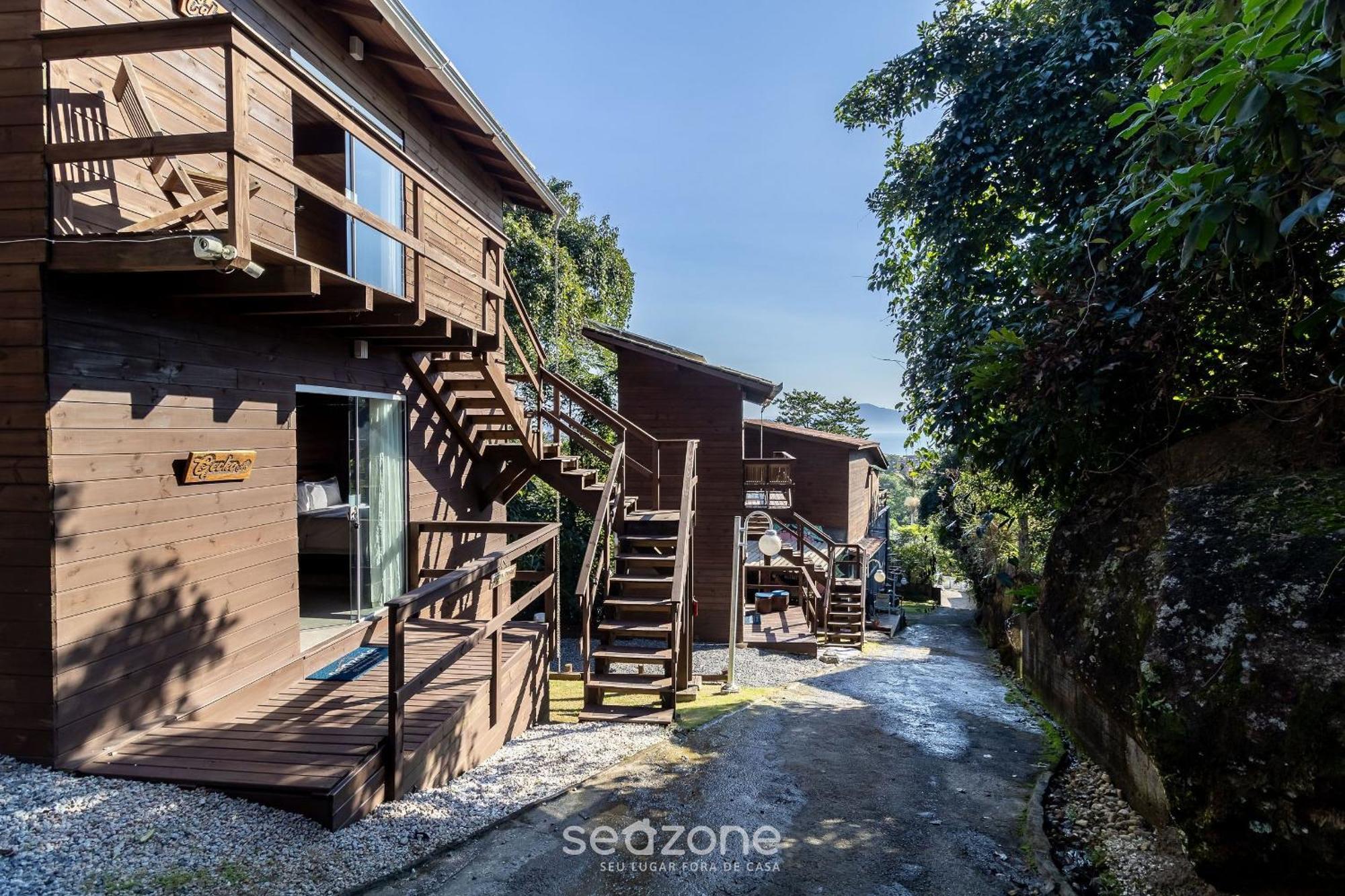 Chale Rustico Vista Panoramica Para O Mar Mav002 Διαμέρισμα Florianópolis Εξωτερικό φωτογραφία